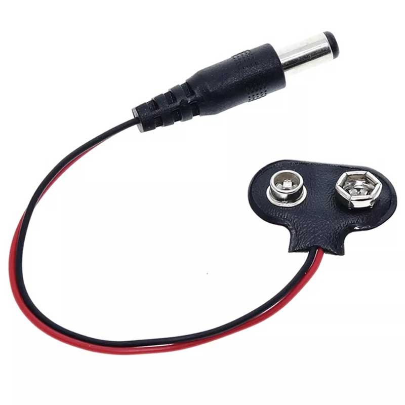 9 VOLT 2.1MM JACKLI PİL BAŞLIĞI  (IC-232A) (4767)