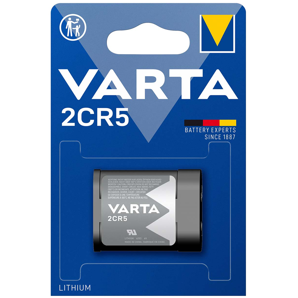 VARTA 2CR5 6 VOLT LİTYUM FOTOĞRAF MAKİNESİ PİLİ (4767)