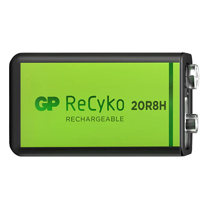 GP RECYKO 9 VOLT 200 MAH NI-MH ŞARJLI PİL GP20R8H-2E1-(GPRHV208R075) (4767)