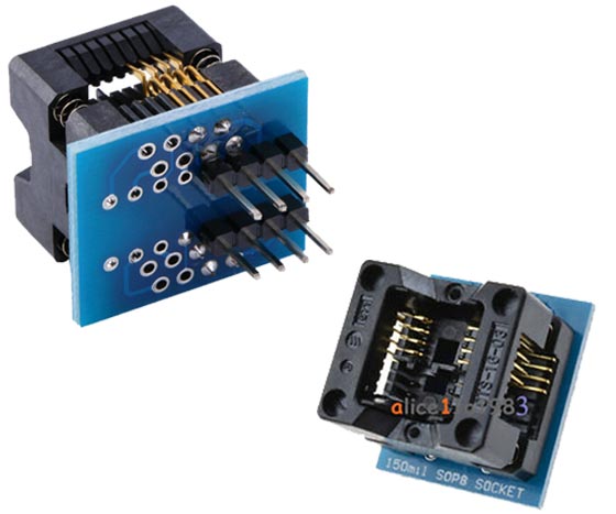 SOP 8 150 MİL PROGRAMMER ADAPTÖR SOP8 TO DİP 8  OTS-16-03 (4767)