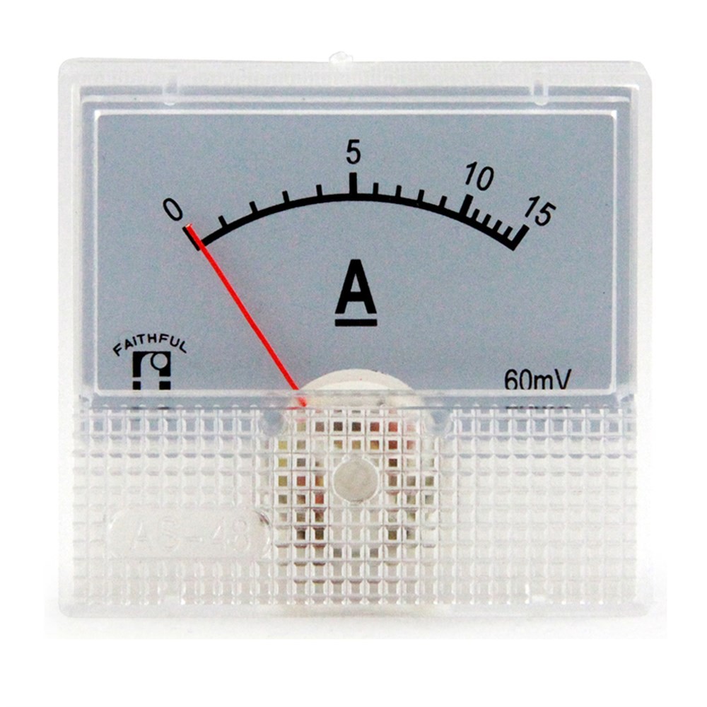 DC ANALOG 0-15 AMPER GÖSTERGE 45X48MM  IC-231A (4767)