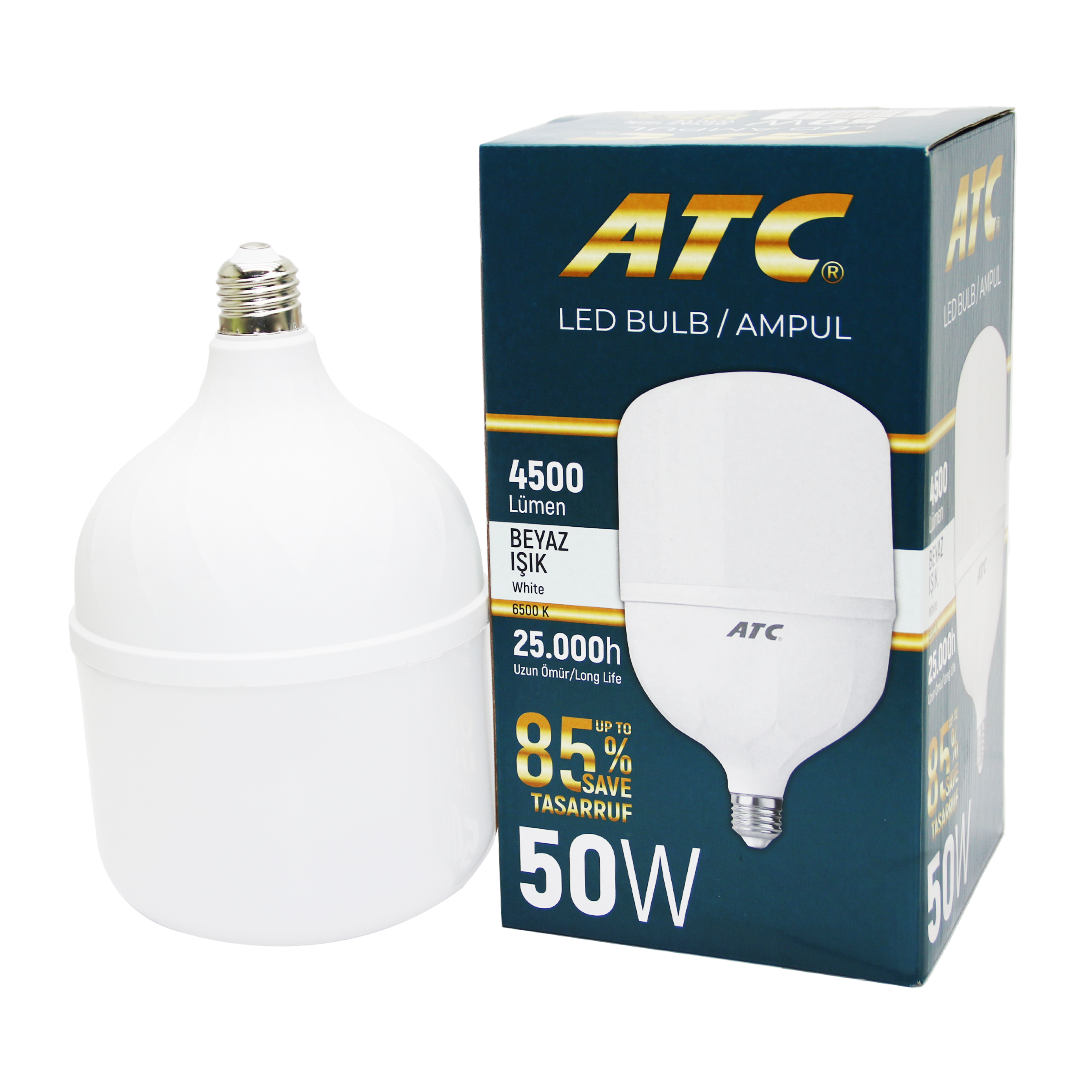 50W TORCH LED BULB AMPUL BEYAZ E27 (4767)