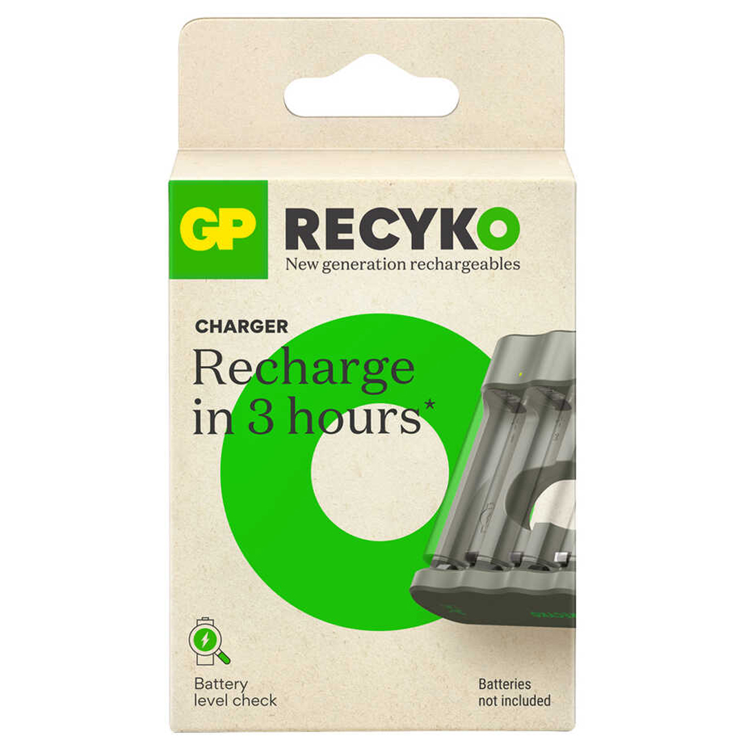 GP RECYKO B441 USB 4LÜ AA - AAA PİL ŞARJ CİHAZI (GPACSB44103 GPB441R21-2GTLB1) PİLSİZ (4767)