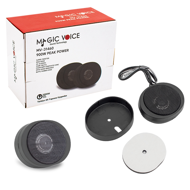 MAGICVOICE MV-31460 900W PEAK POWER RMS:350W DOME OTO TWEETER (4767)