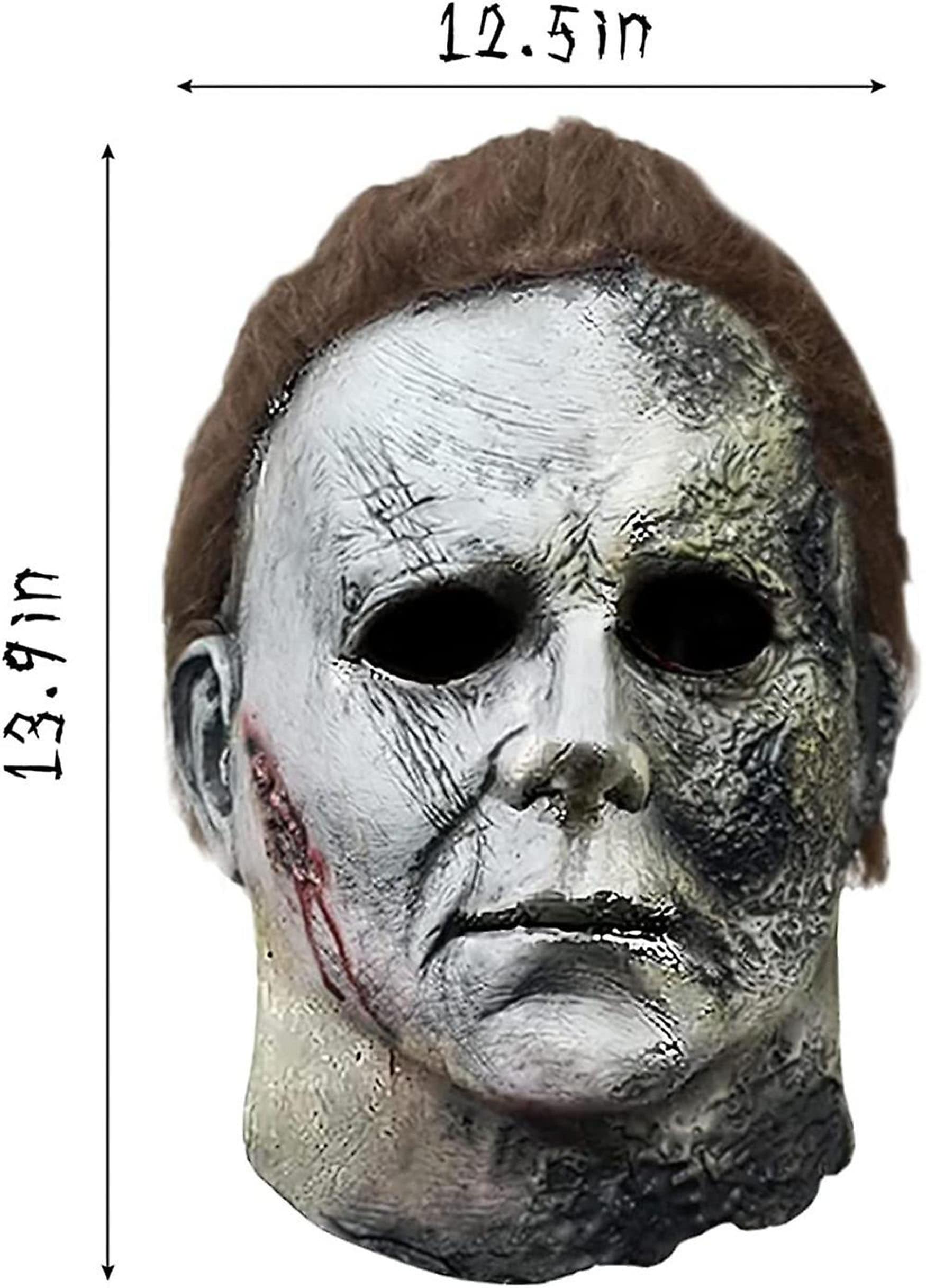 Michael Myers Lateks Maske - Michael Myers Et Maske Kafaya Tam Geçmeli (4767)