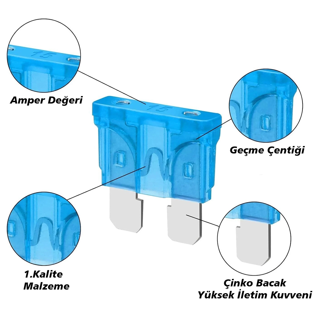 BIÇAKLI OTO SİGORTA 15 AMPER (4767)