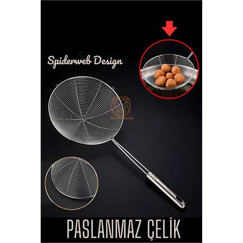 Turk Çelik Kevgir Spiderweb Design