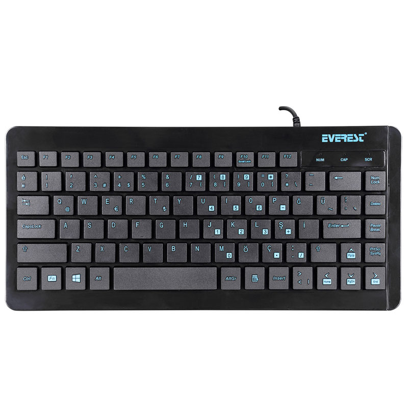 EVEREST KB-410 USB MULTİMEDYA MİNİ Q KLAVYE (4767)