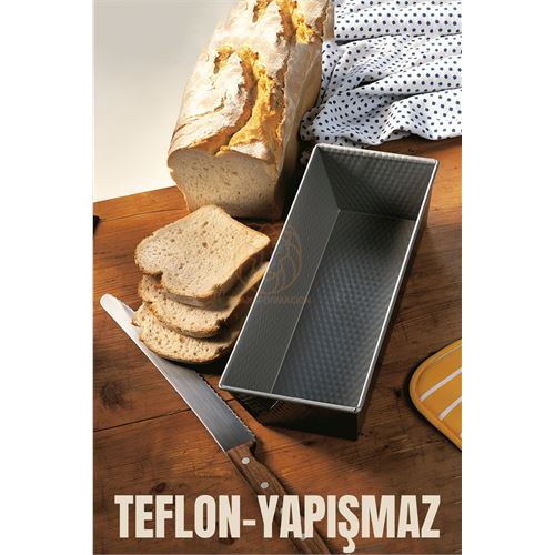 Teflon Ekmek Pişirme Kalıbı Baton Pasta Kalıbı