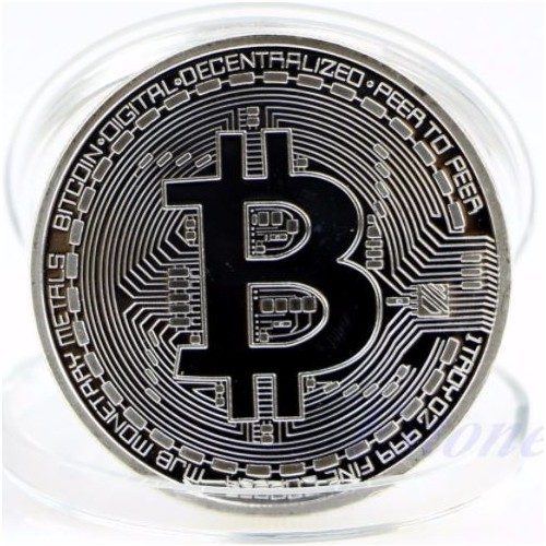 CLZ192 Bitcoin Madeni Hediyelik Coin Sanal Para