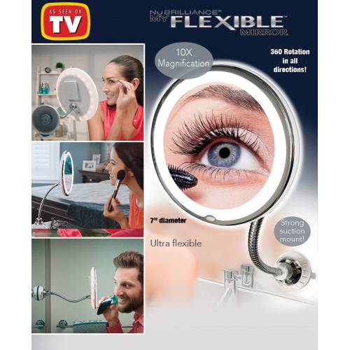 CLZ192 Mobee Flexible 10x Zoomlu Esnek Işıklı Makyaj Aynası