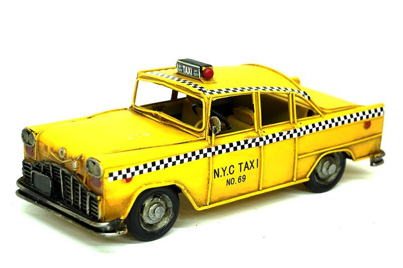 CLZ192 Dekoratif Metal Taksi