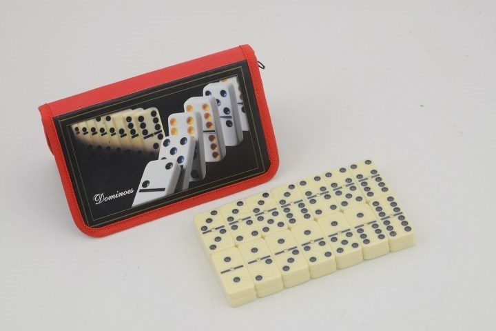 CLZ192 Çantalı Domino Seti Kırmızı Alk110.1