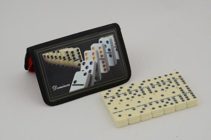 CLZ192 Çantalı Domino Seti Siyah Alk110.2