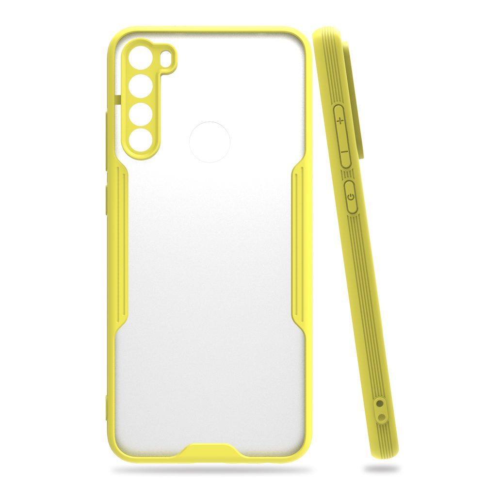 CLZ942 Xiaomi Redmi Note 8 Kılıf Platin Silikon - Ürün Rengi : Sarı