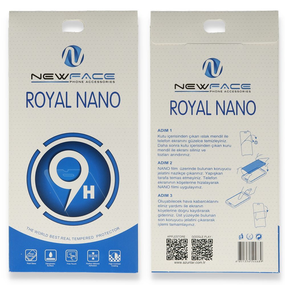 CLZ942 Oppo A5s Royal Nano Ekran Koruyucu - Ürün Rengi : Şeffaf