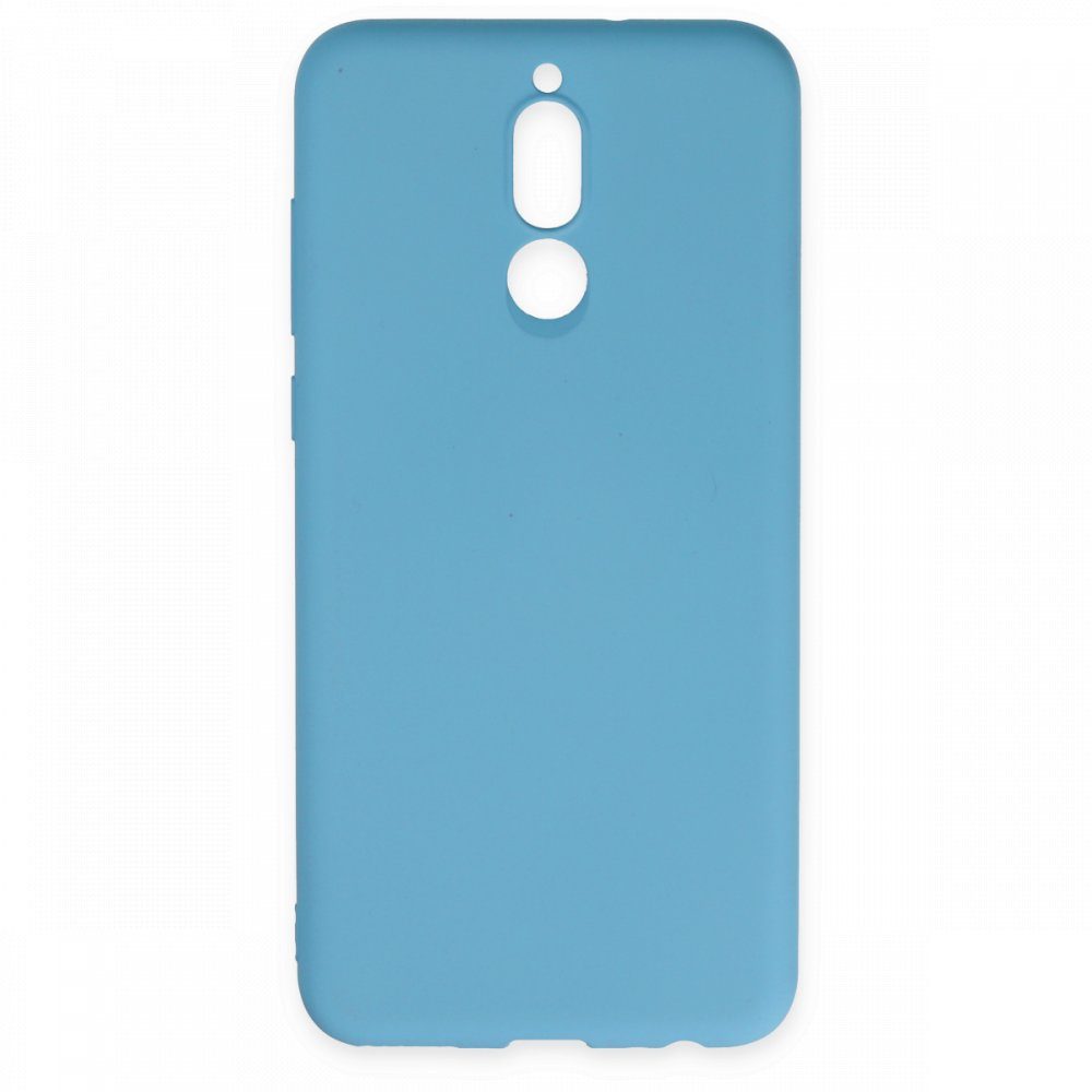 CLZ942 Huawei Mate 10 Lite Kılıf Nano İçi Kadife  Silikon - Ürün Rengi : Mavi