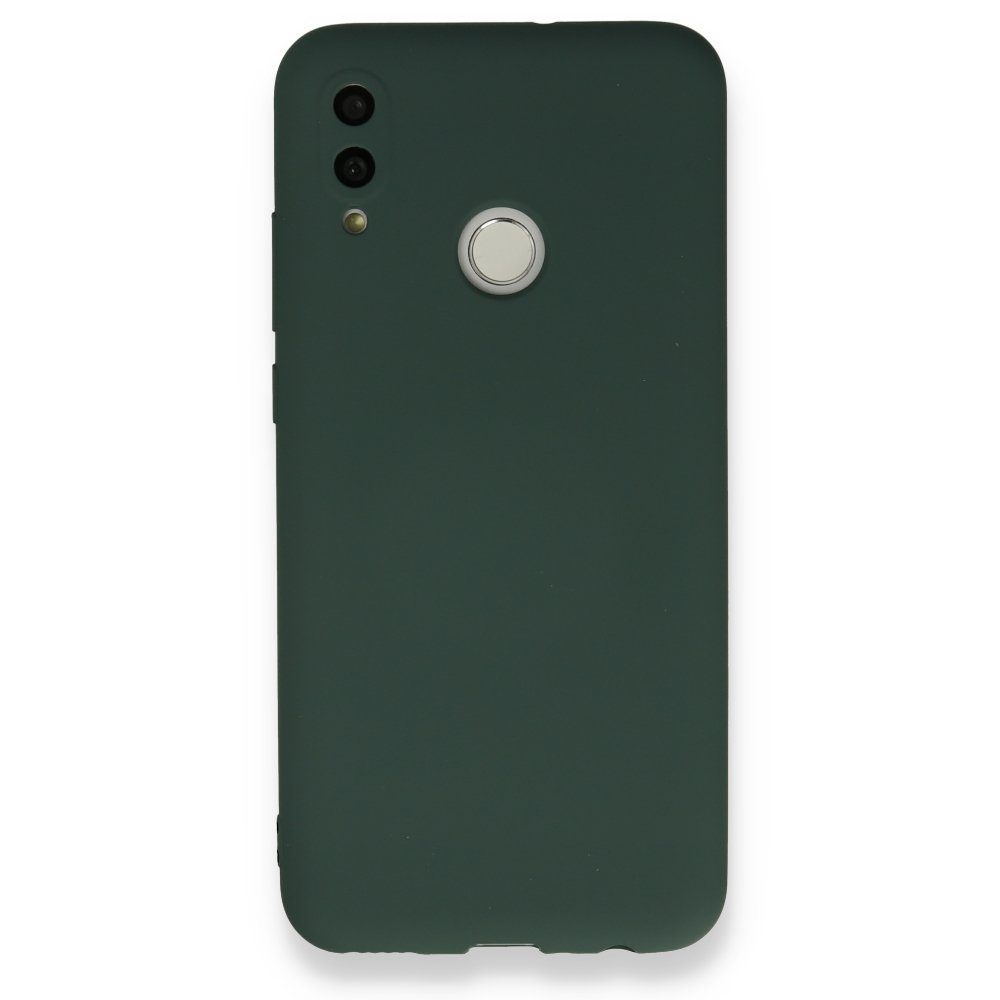 CLZ942 Huawei P Smart 2019 Kılıf Nano İçi Kadife  Silikon - Ürün Rengi : Koyu Yeşil
