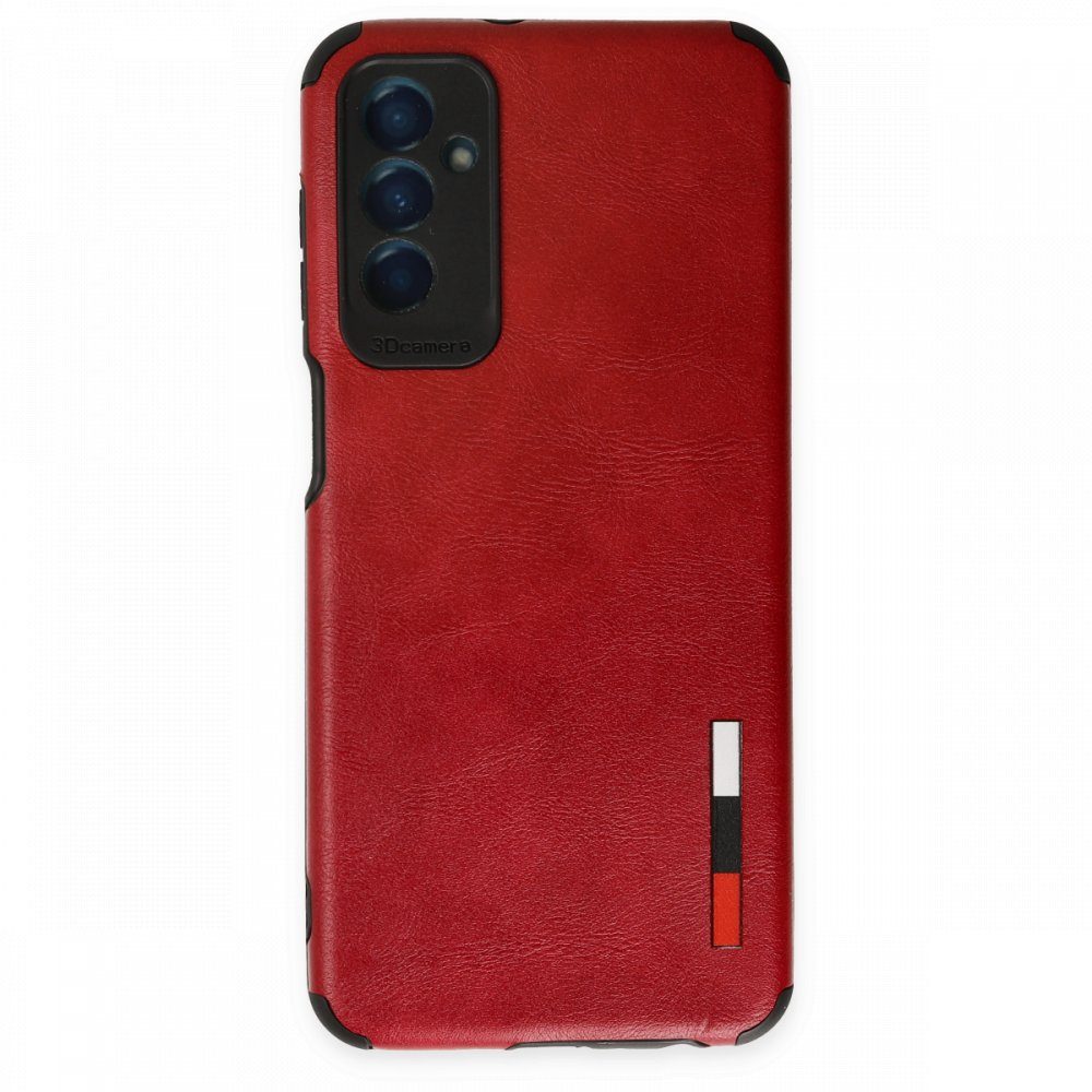 CLZ942 Samsung Galaxy M23 Kılıf Loop Deri Silikon - Ürün Rengi : Kırmızı