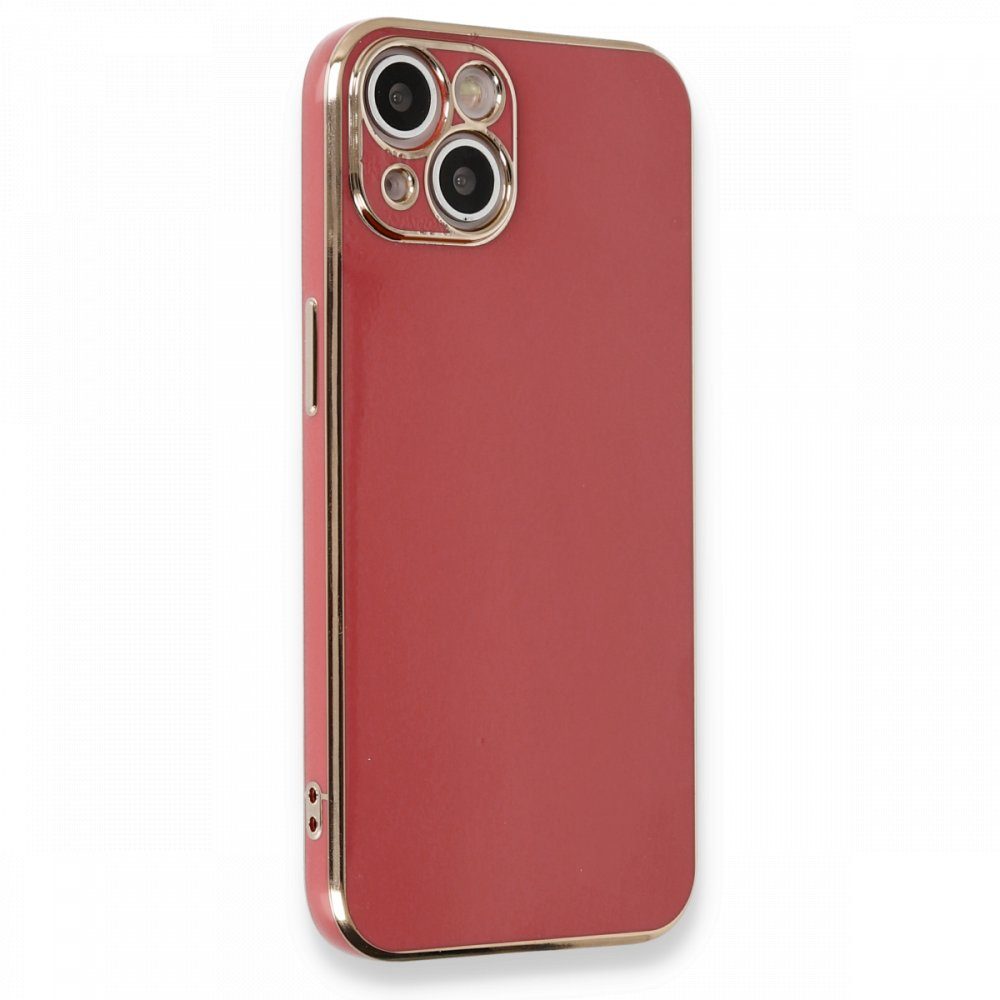 CLZ942 İphone 13 Kılıf Volet Silikon - Ürün Rengi : Kırmızı