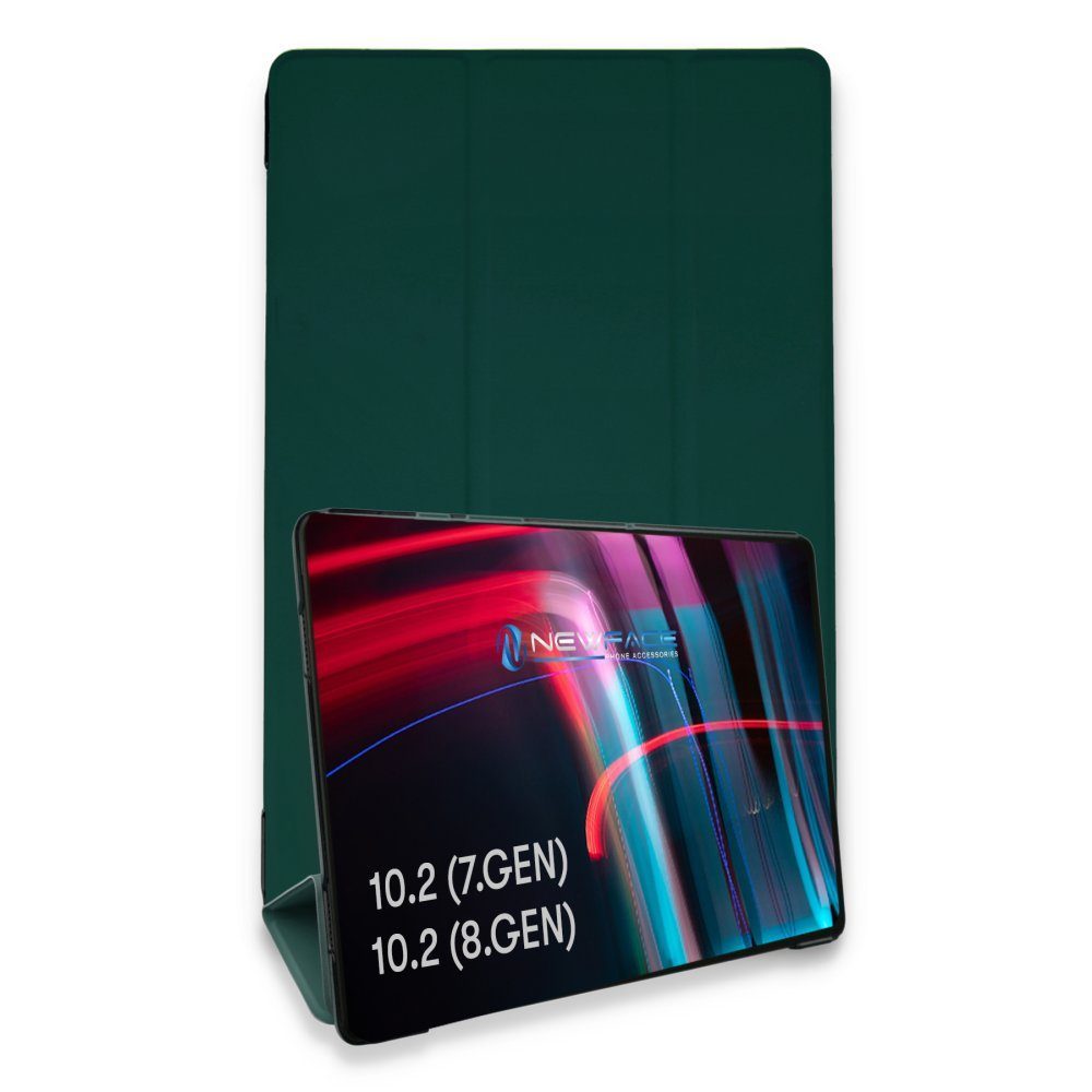CLZ942 İpad 10.2 (7.nesil) Kılıf Tablet Smart Kılıf - Ürün Rengi : Kırmızı
