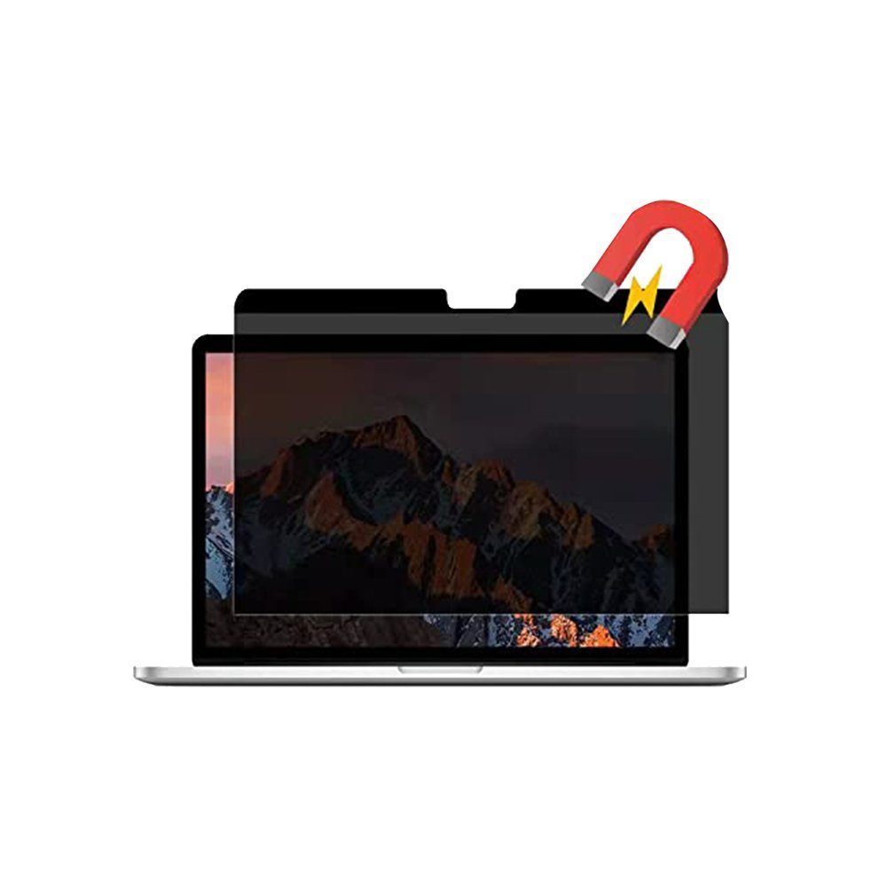 CLZ192 Macbook Pro 13 2021 Macbook Manyetik Hayalet Ekran Koruyucu - Ürün Rengi : Siyah