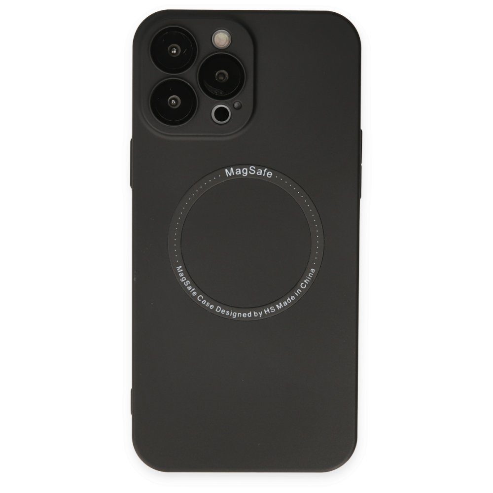 CLZ942 İphone 13 Pro Kılıf Jack Magneticsafe Lens Silikon - Ürün Rengi : Siyah