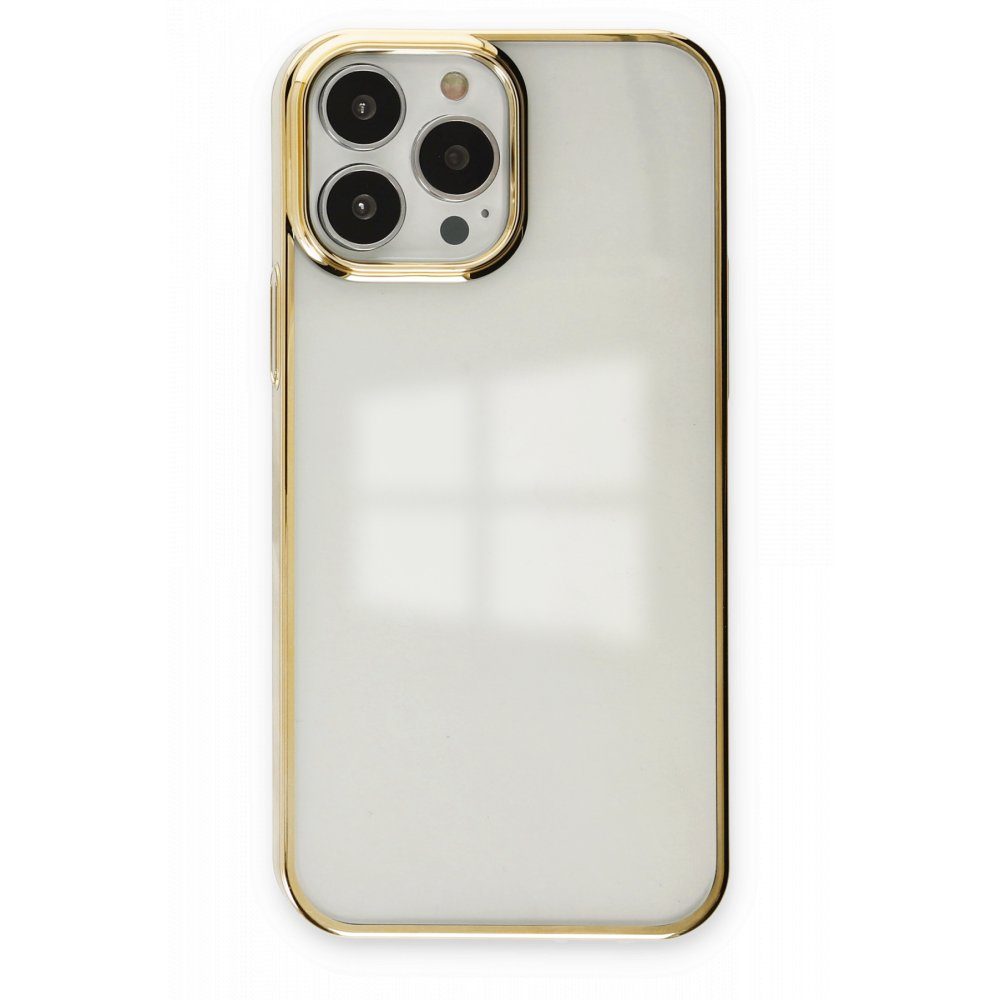CLZ942 İphone 13 Pro Kılıf Element Silikon - Ürün Rengi : Gold