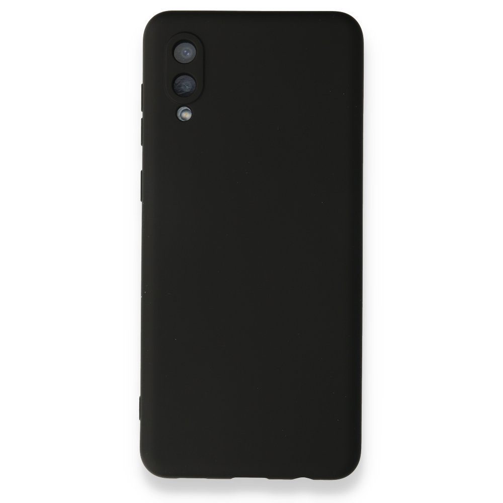 CLZ942 Samsung Galaxy A02 Kılıf Nano İçi Kadife  Silikon - Ürün Rengi : Siyah