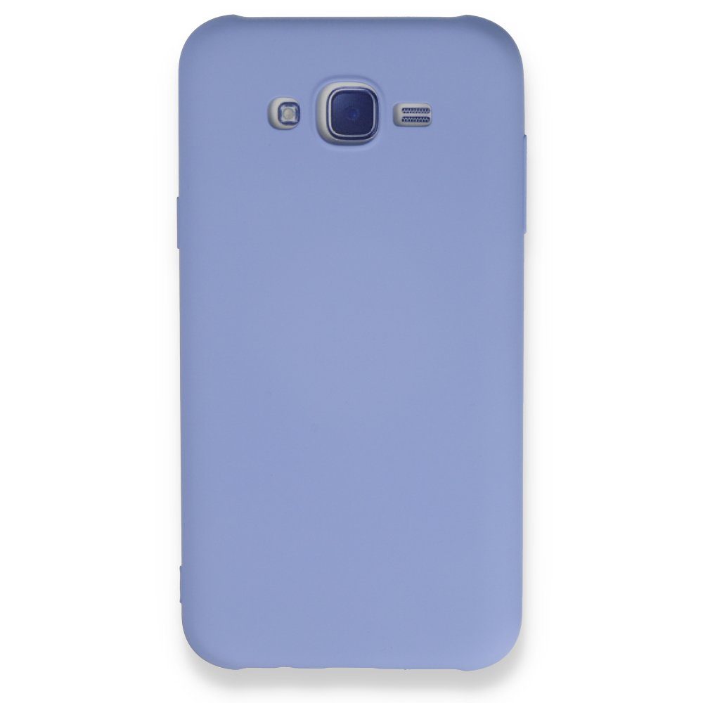 CLZ942 Samsung Galaxy J7 Kılıf Nano İçi Kadife  Silikon - Ürün Rengi : Pudra