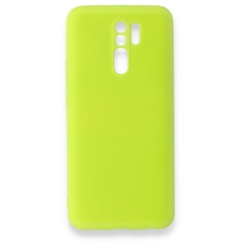 CLZ942 Xiaomi Redmi 9 Kılıf Nano İçi Kadife  Silikon - Ürün Rengi : Koyu Yeşil