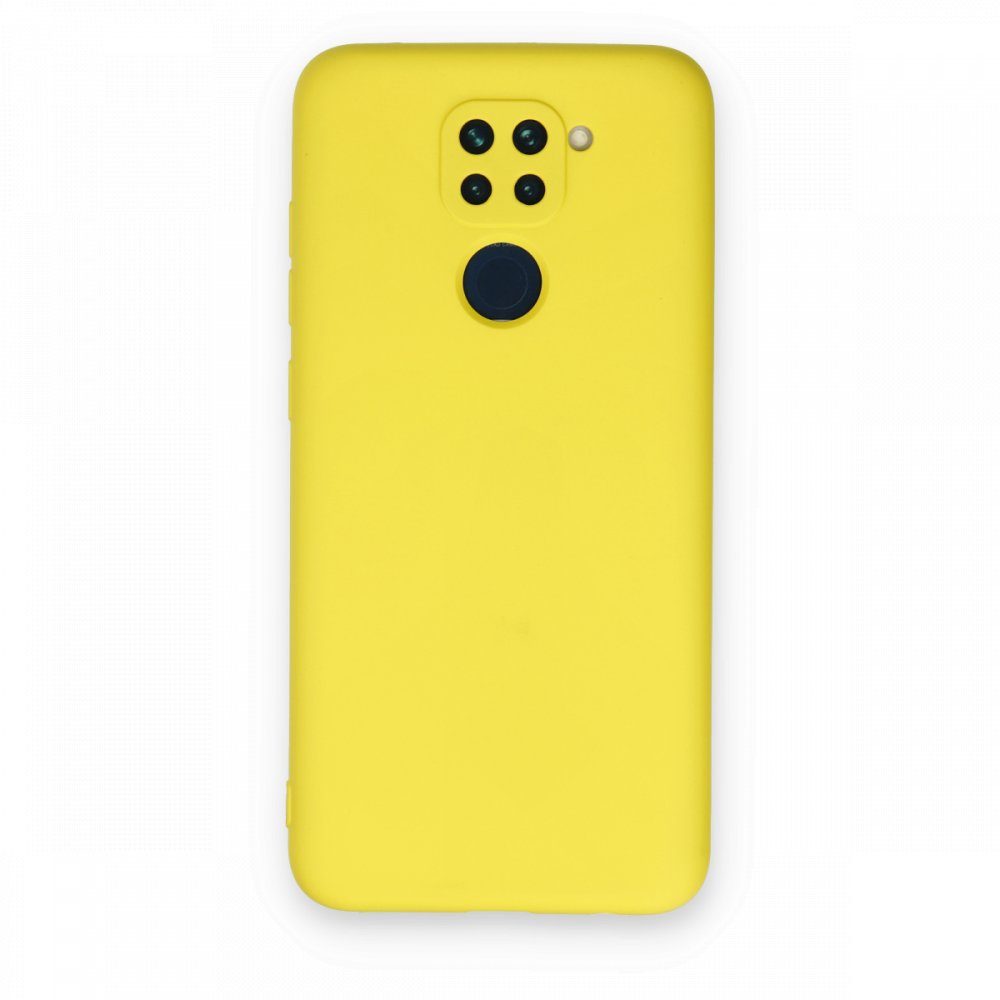 CLZ942 Xiaomi Redmi Note 9 Kılıf Nano İçi Kadife  Silikon - Ürün Rengi : Sarı