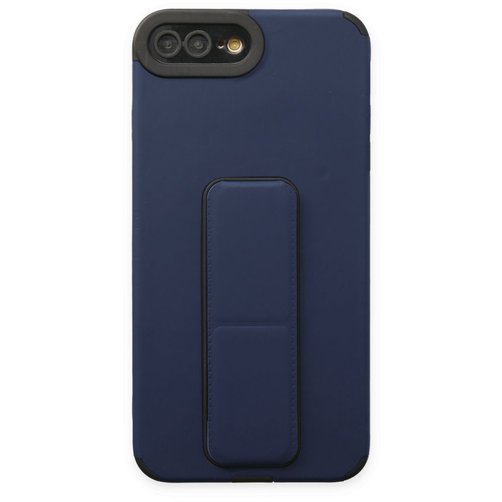 CLZ942 İphone 7 Plus Kılıf Mega Standlı Silikon - Ürün Rengi : Lila