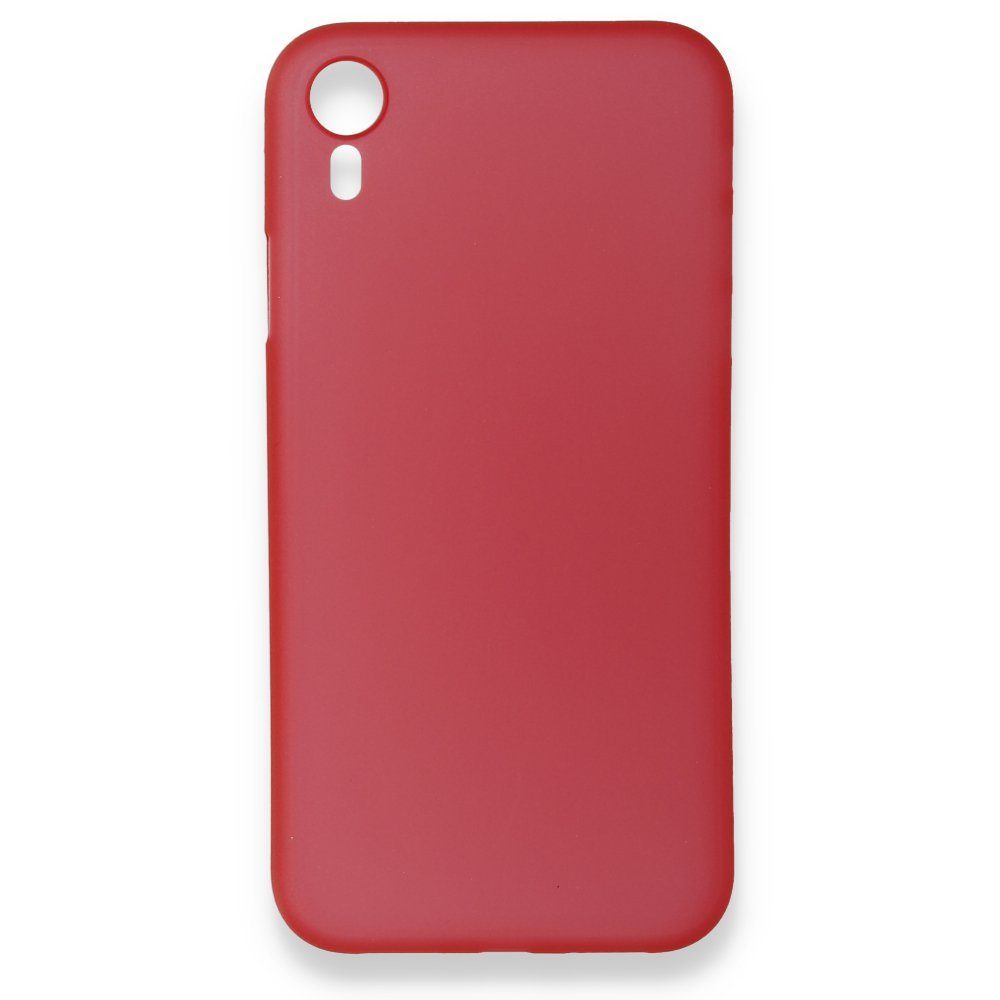 CLZ942 İphone Xr Kılıf Pp Ultra İnce Kapak - Ürün Rengi : Kırmızı