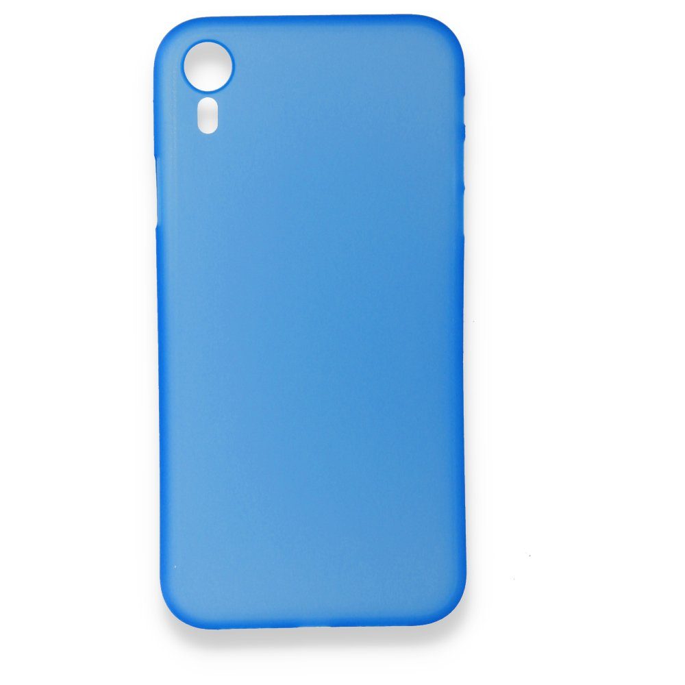 CLZ942 İphone Xr Kılıf Pp Ultra İnce Kapak - Ürün Rengi : Mavi