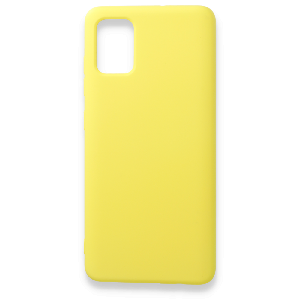 CLZ942 Samsung Galaxy A71 Kılıf Nano İçi Kadife  Silikon - Ürün Rengi : Gri