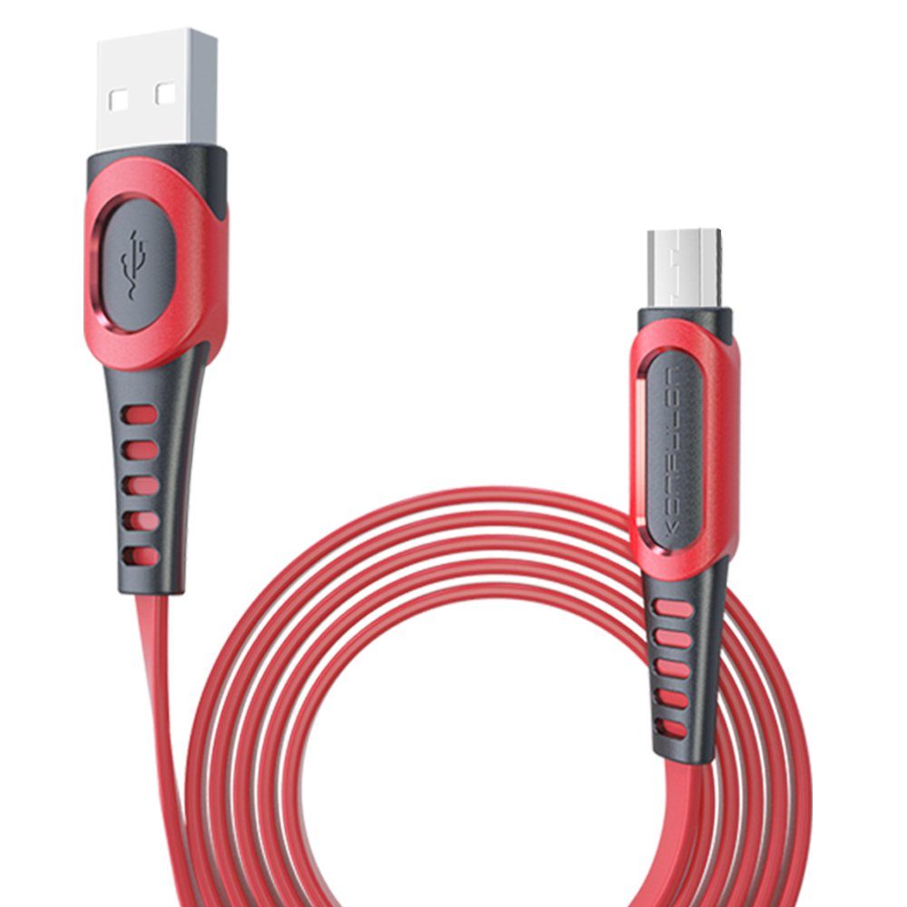 CLZ942 Dc01 Süper Hızlı Micro Usb Kablo 1m 2.4a - Ürün Rengi : Kırmızı