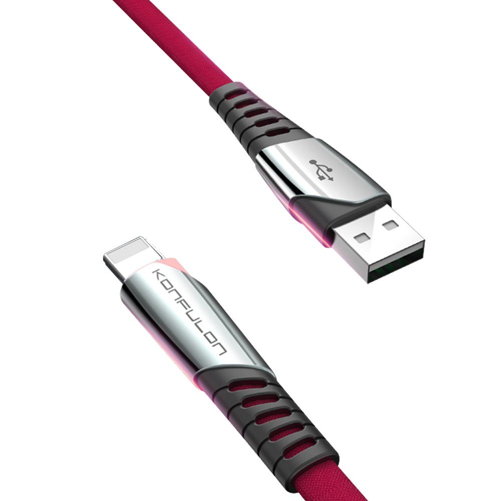 CLZ942 Dc17 Lightning Kablo İphone Uyumlu 1m 2.4a - Ürün Rengi : Kırmızı