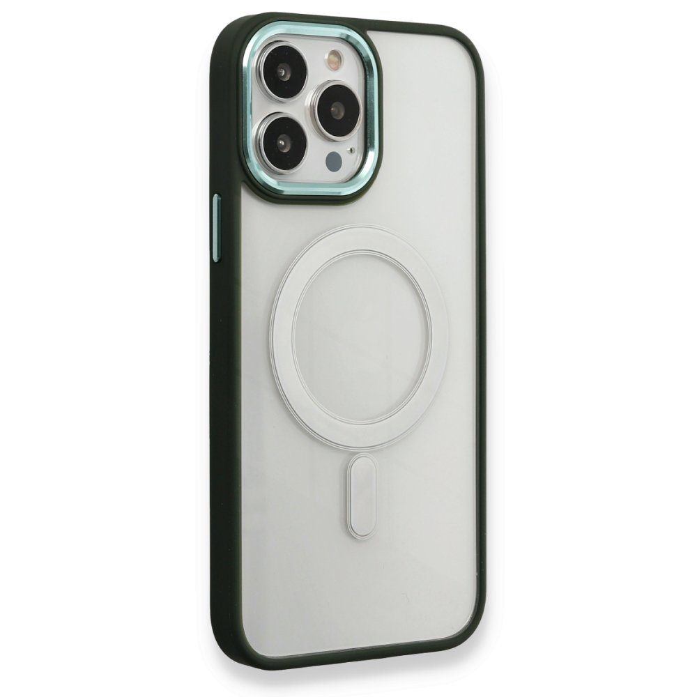 CLZ942 İphone 14 Pro Max Kılıf Room Magneticsafe Silikon - Ürün Rengi : Köknar Yeşili