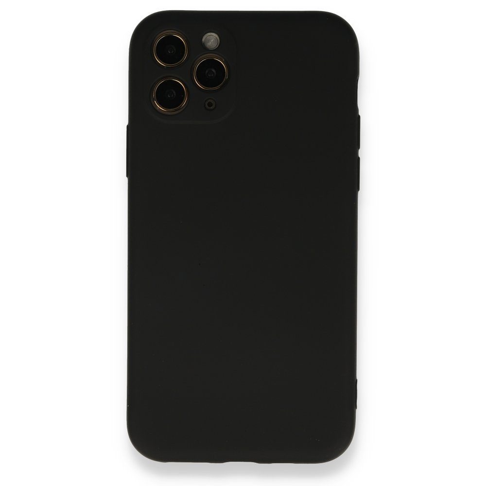 CLZ942 İphone 11 Pro Kılıf Nano İçi Kadife  Silikon - Ürün Rengi : Siyah