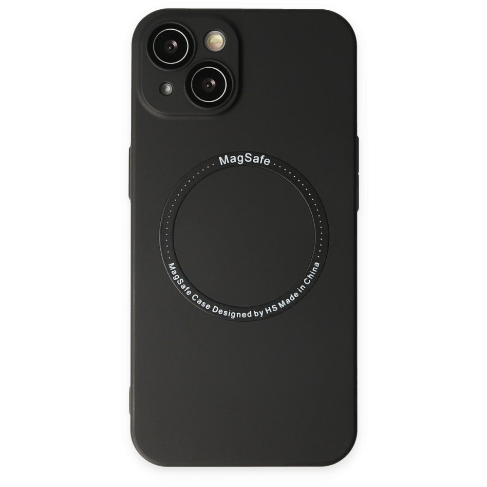 CLZ942 İphone 14 Plus Kılıf Jack Magneticsafe Lens Silikon - Ürün Rengi : Siyah