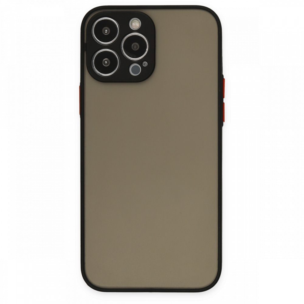 CLZ942 İphone 14 Pro Kılıf Montreal Silikon Kapak - Ürün Rengi : Gri