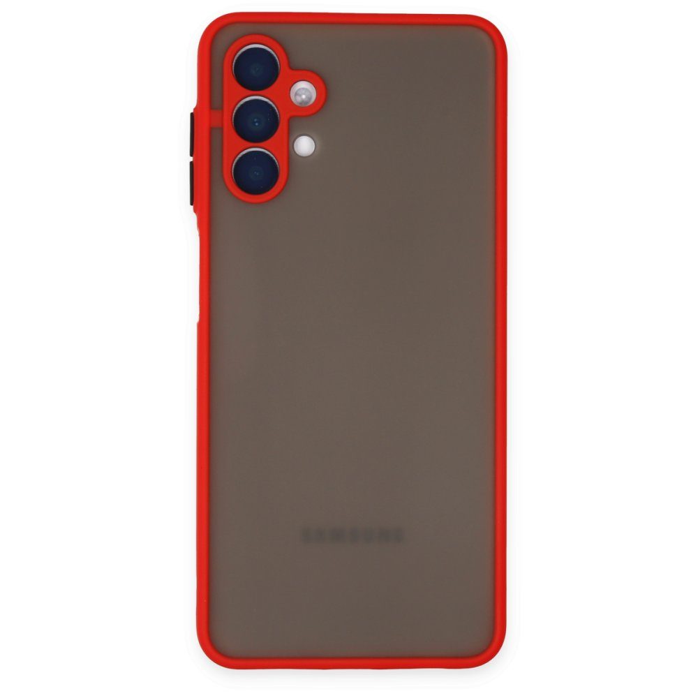 CLZ942 Samsung Galaxy A04s Kılıf Montreal Silikon Kapak - Ürün Rengi : Kırmızı