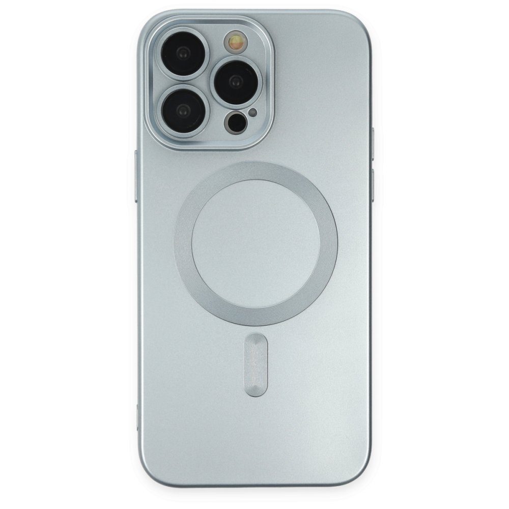 CLZ942 İphone 13 Pro Kılıf Moshi Lens Magneticsafe Silikon - Ürün Rengi : Sierra Blue