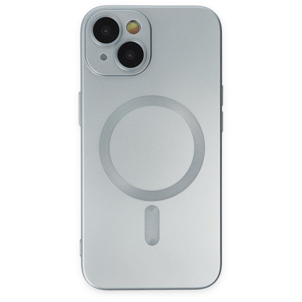 CLZ942 İphone 14 Kılıf Moshi Lens Magneticsafe Silikon - Ürün Rengi : Füme