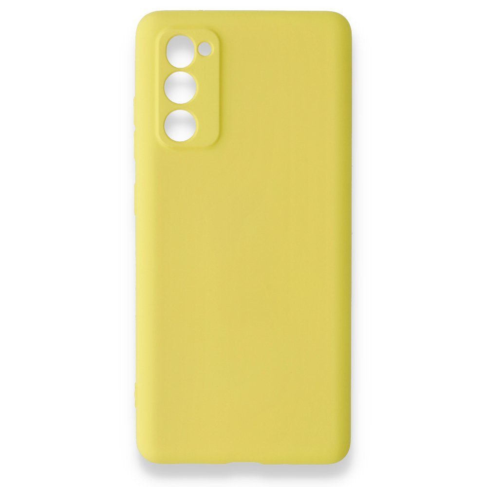 CLZ942 Samsung Galaxy S20 Fe Kılıf Nano İçi Kadife  Silikon - Ürün Rengi : Sarı