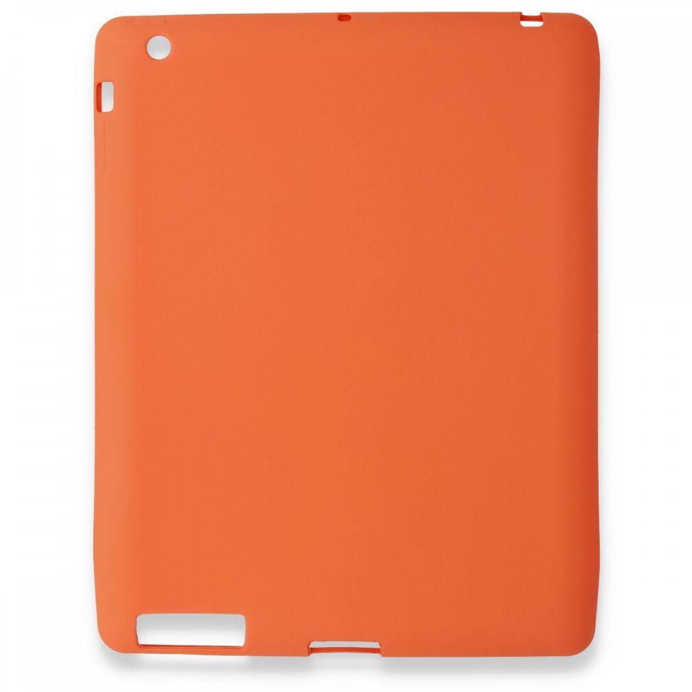 CLZ942 İpad 4 9.7 Kılıf Evo Tablet Silikon - Ürün Rengi : Turuncu
