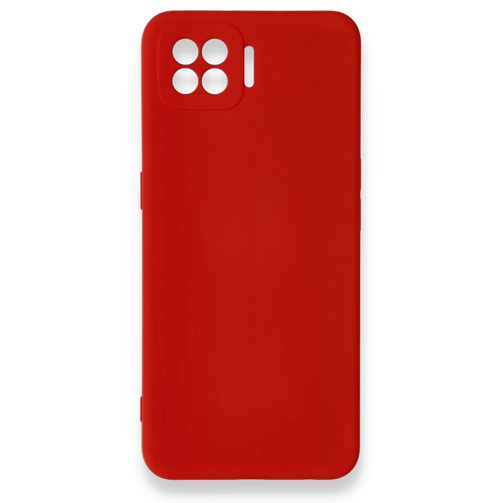 CLZ942 Oppo A73 Kılıf Nano İçi Kadife  Silikon - Ürün Rengi : Kırmızı