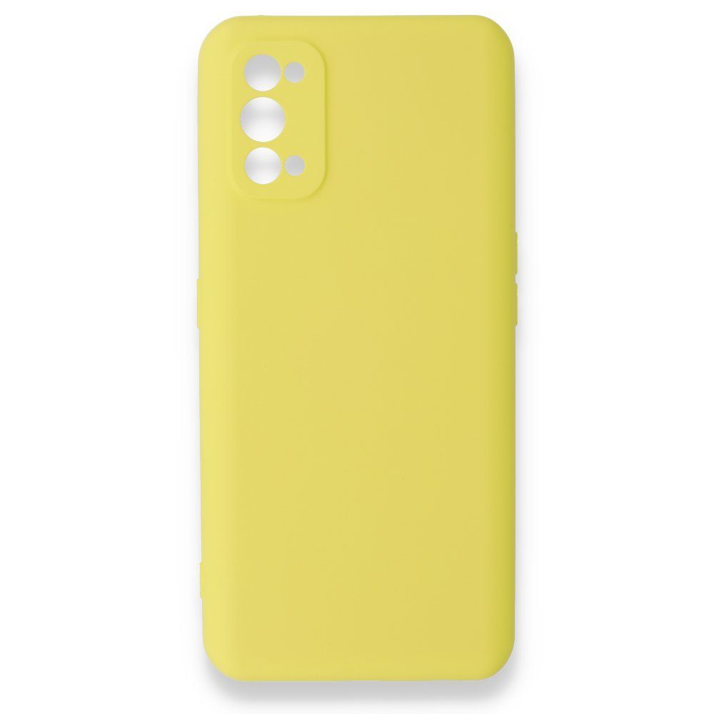 CLZ942 Realme 7 Pro Kılıf Nano İçi Kadife  Silikon - Ürün Rengi : Sarı