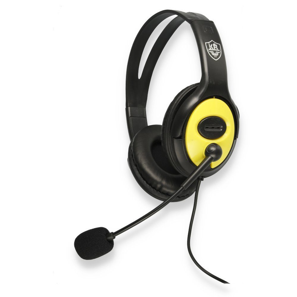 CLZ942 Gm702 Kafa Üstü Oyuncu Kulaklık - Ürün Rengi : Sarı